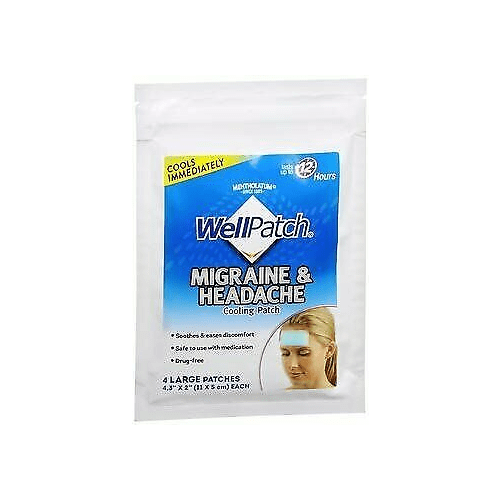 Well Patch Migraine Cooling Patch. 4 ea, 4-Pack