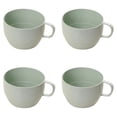 thumbnail image 1 of 4 Pack Wheat Straw Milk Cup, Unbreakable Tableware Reusable Water Mug Simple Breakfast Drinking Cup Camping Tea Beverage Mug Coffee Mug Bathroom Cups,Green, 1 of 9