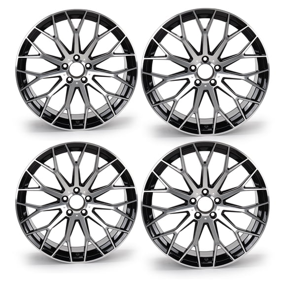 4-Pack Wheel Rims Replacement ET40 20"x8.5" Rim for Mercedes-Benz S320 S350 S400 S450 S500 S550 S560 S600 AMG 2013-2021 Split Spoke