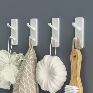 10PCS PU Leather Wall Hooks Wall Hanging Straps Curtain Rod Holder