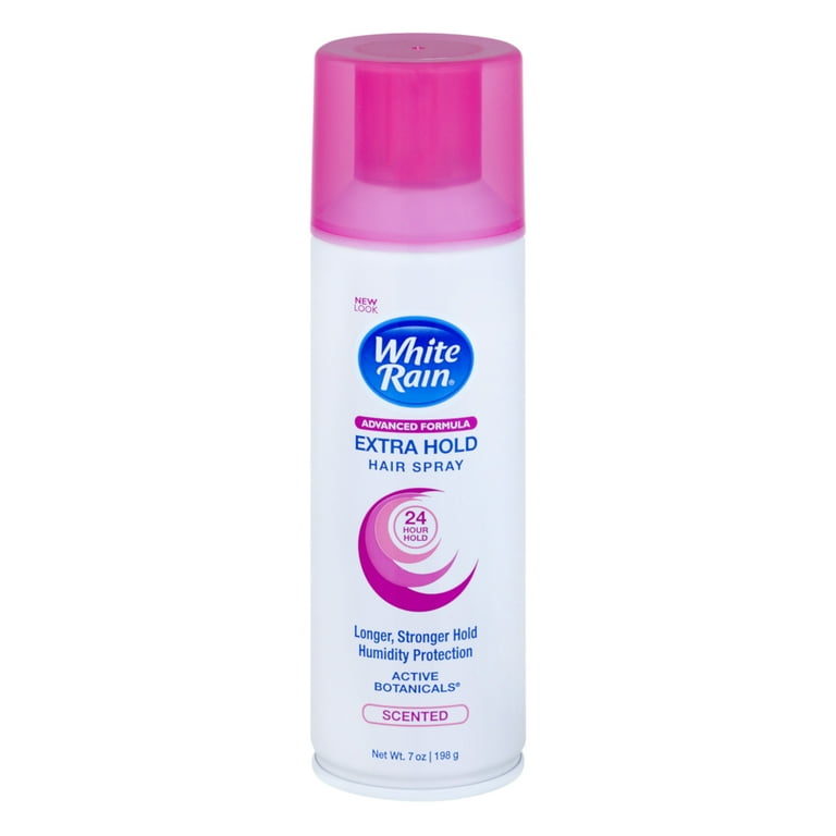 4 Pack White Rain Scented Extra Hold Aerosol HairSpray 7 Oz Each Walmart