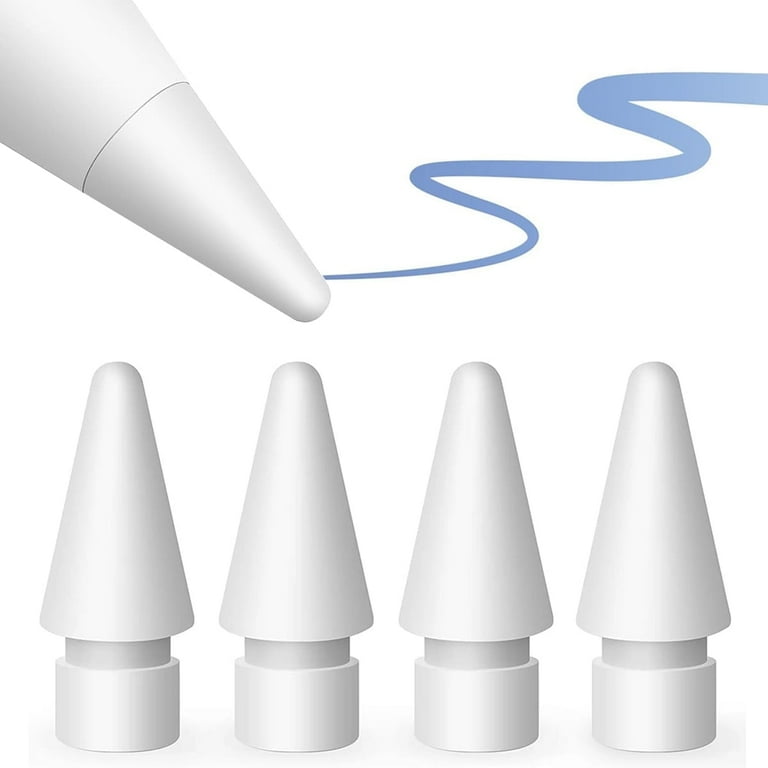 iPadアクセサリー Apple Pencil + Apple Pencil Tips MEKO 4-Pack White Replacement Tips for Apple Pencil 1st