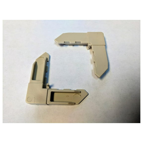 4 Pack - Window Screen Kit w/Aluminum Frame, Corners, Spline, , Pull Tabs, and Screen Mesh (Tan)