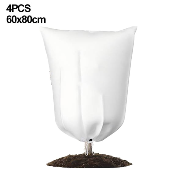 4 Pack Winter Plant Covers Freeze Protection, Cold Weather Frost Cloth Blankets