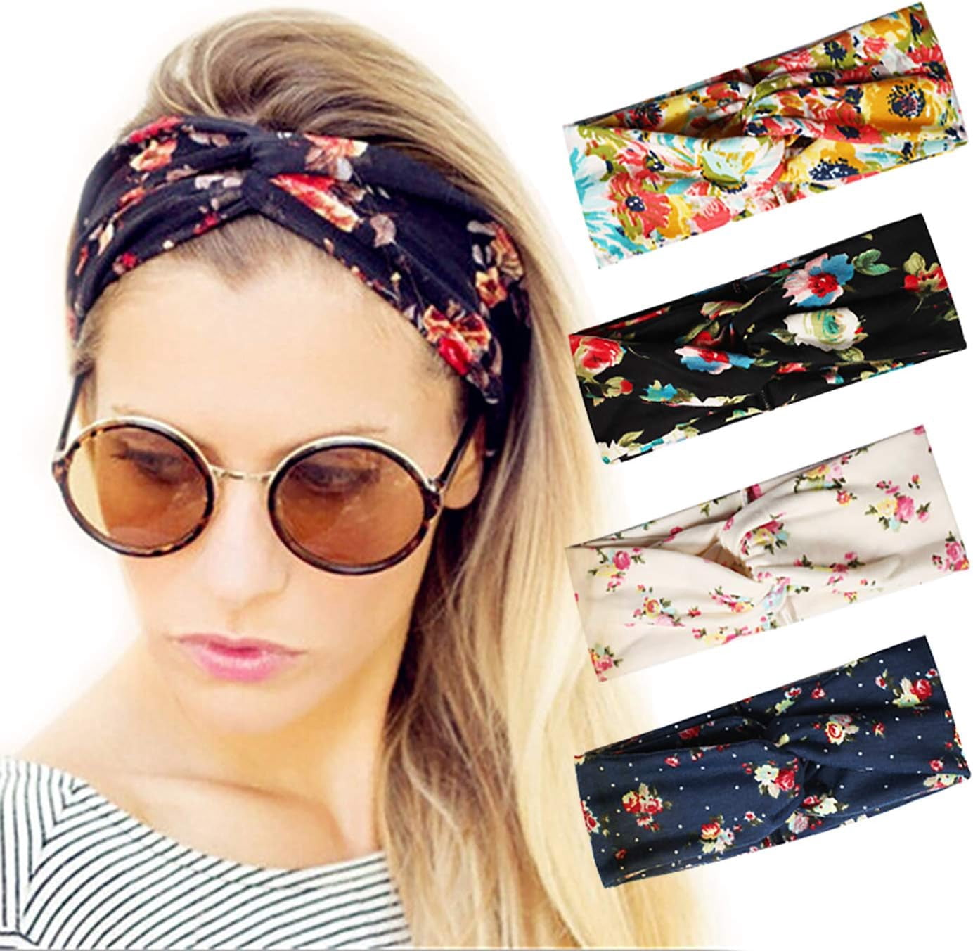 TYGHBN Fashionable Headband For Women Non Hair Band Stretchable Head Wrap Daily Use Comfortable Hair Accessories Seasons Guard Stays Band Head Adjustable - View #11