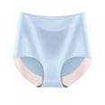 thumbnail image 1 of 4 Pack Womens High Waisted Tummy Control Cotton Underwear Soft Full Briefs Ladies Breathable Panties, 1 of 7