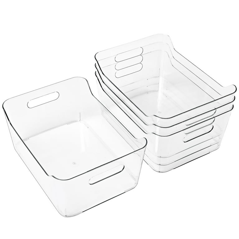 Clear large storage bins hotsell