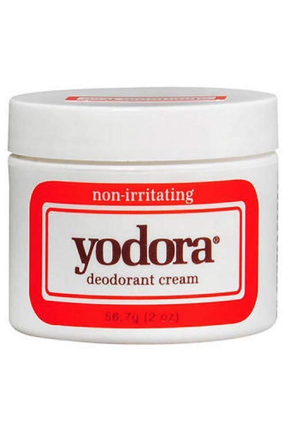 4 Pack Yodora Non-Irritating Deodorant Cream 2 oz (56.7 g) Each