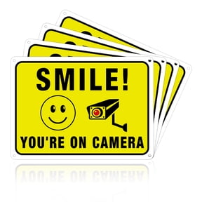 Camera Only Warning Camera Warning Signs