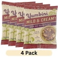 thumbnail image 1 of (4 pack) Yumbini Mild & Creamy Quick Red Beans and Rice Dry Mix, Vegan, Gluten-Free, 3.5 oz Each, Lightweight Shelf Stable Pouch, 1 of 8