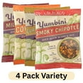 thumbnail image 1 of (4 pack) Yumbini Quick Bean and Rice Dry Mix Variety Intro pack, Vegan, Gluten-Free, 3.5 oz, Lightweight, Shelf Stable Pouch, 1 of 18