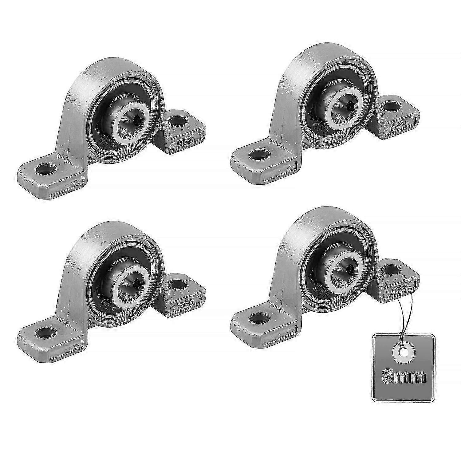 4Pcs Kfl08 Pillow Block Bearing 8Mm Bore Diameter Zinc Alloy Rhombic Flange Bearing For Cnc I3949573181 - View #11