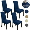4 Pack blue chair cover dining chair cover set of 4 dining chair cover