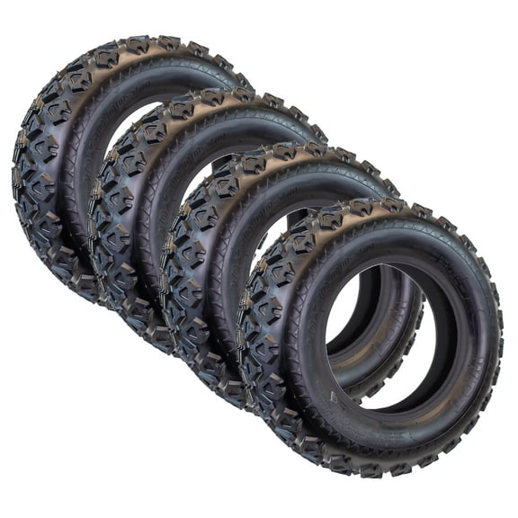 4-Pack 20X10.00-10 20X10-10 Lifted Golf Cart ATV Offroad All Terrain Mud Turf Knobby Tire