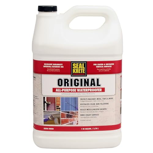 4-Pack of 1 Gal Rust-Oleum 100001 Seal-Krete Original All-Purpose Waterproofer