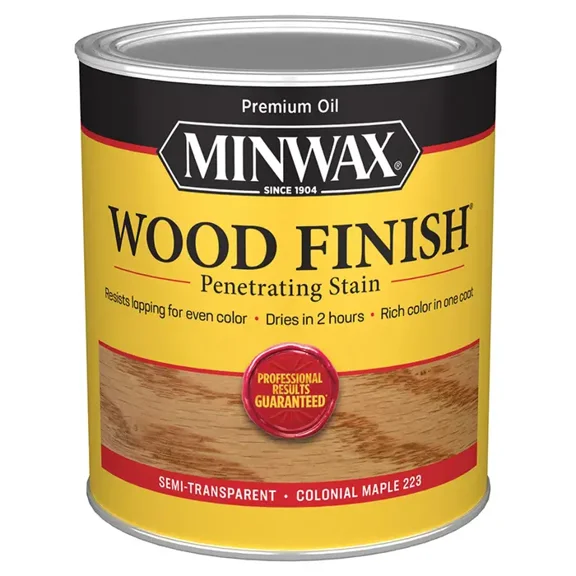 4-Pack of 1 Qt Minwax 70005 Colonial Maple Wood Finish Oil-Based Wood Stain