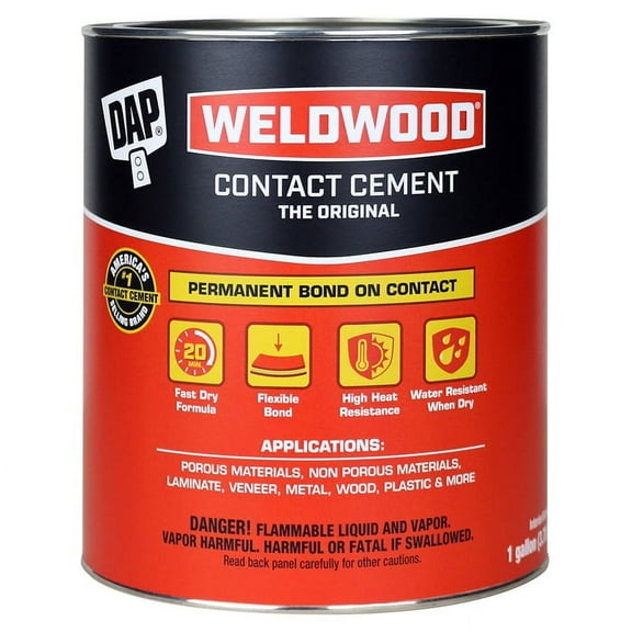 4-Pack of 1 gal Dap 00273 Weldwood Contact Cement