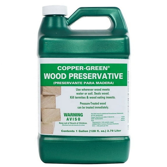 Green Products Copper-Green Wood Preservative, 1 gal, 4 Pieces
