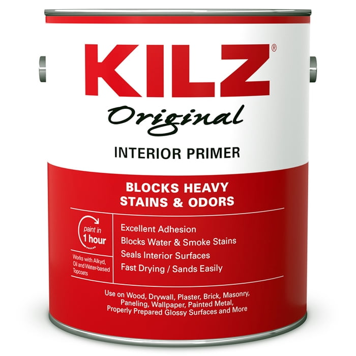4-Pack of 1 gal Kilz 10001 White Original Oil-Based Stain Blocker Interior Primer