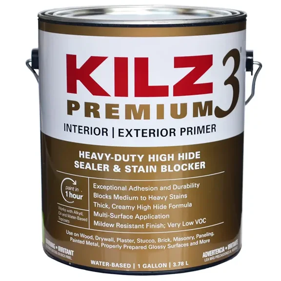 4-Pack of 1 gal Kilz 13041 White Premium High Hide Stain Blocker Interior/Exterior Primer
