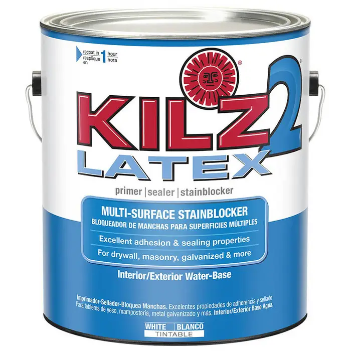 4-Pack of 1 gal Kilz 20041 White 2 Multi-Surface Stain Blocker Interior/Exterior Primer