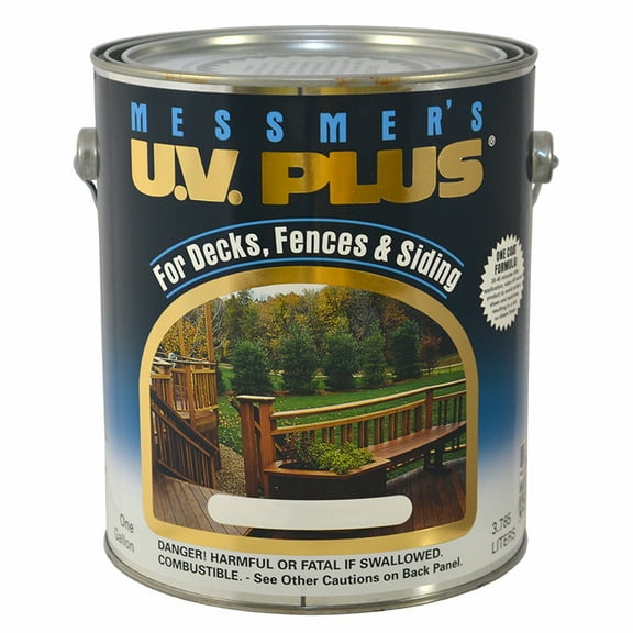 4-Pack of 1 gal Messmer's MS-504 Natural Sequoia U.V. Plus Transparent Stain (250-VOC)