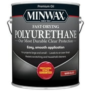 4-Pack of 1 gal Minwax 71030 Clear Fast-Drying Oil-Based Polyurethane, Gloss