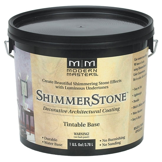 4-Pack of 1 gal Modern Masters SS1001 Tint Base ShimmerStone Water-Based Decorative Architectural Coating