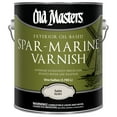 thumbnail image 1 of 4-Pack of 1 gal Old Masters 92301 Clear Old Masters Oil-Based Exterior Spar Marine Varnish, Satin, 1 of 1