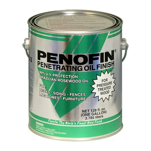 4-Pack of 1 gal Penofin F3PTTGA Tahoe Wood Stain for Pressure Treated Wood