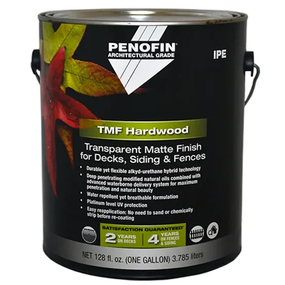 4-Pack of 1 gal Penofin FAHIMGA Matte Ipe Architectural Hardwood Architectural Grade Transparent Hardwood Coating
