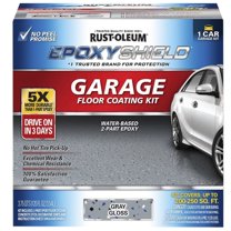 Rust-Oleum RockSolid High Gloss Black Garage Floor Coating Kit, 2.5-Car ...