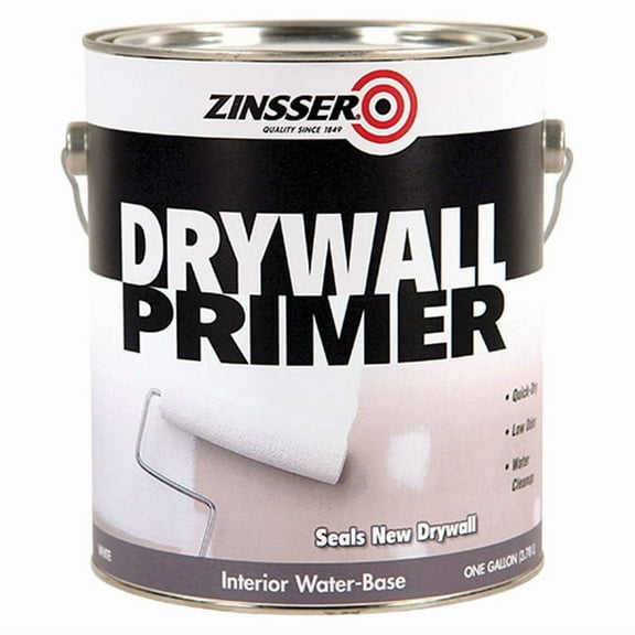 4-Pack of 1 gal Zinsser 01501 White Drywall Primer Seals New Drywall