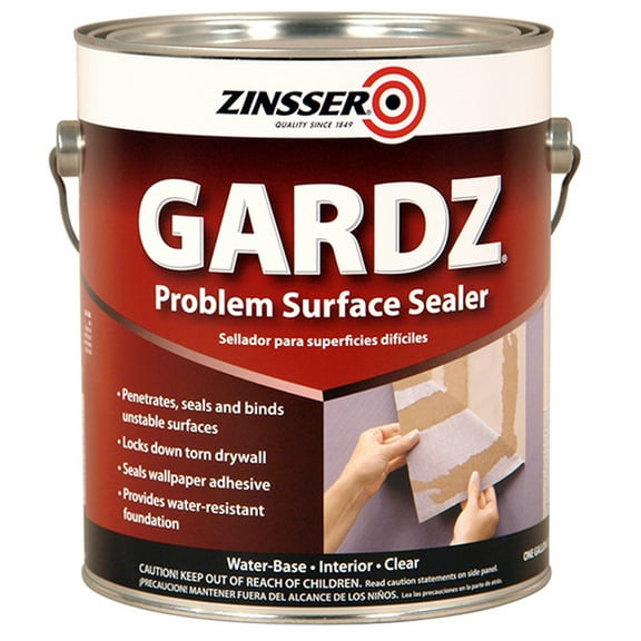 4-Pack of 1 gal Zinsser 02301 Clear Gardz Water-Based Problem Surface Sealer