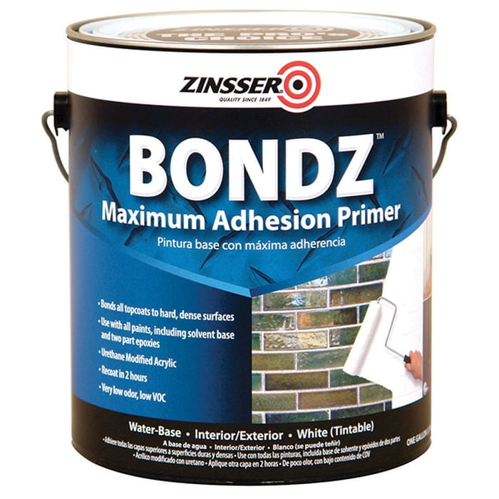 4-Pack of 1 gal Zinsser 256261 White Bondz Maximum Adhesion Primer