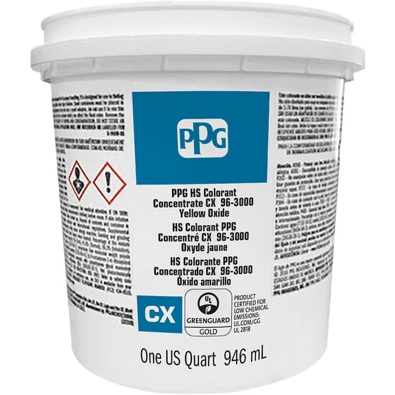4-Pack of 1 qt Flood 96-3000/04 Yellow Oxide Next Gen HS Colorant Concentrate