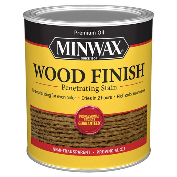 4-Pack of 1 qt Minwax 70002 Provincial Wood Finish Oil-Based Wood Stain