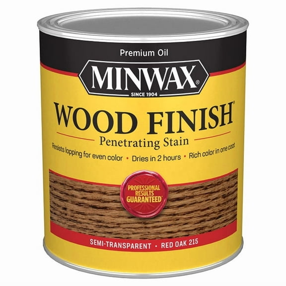 4-Pack of 1 qt Minwax 70040 Red Oak Wood Finish Oil-Based Wood Stain