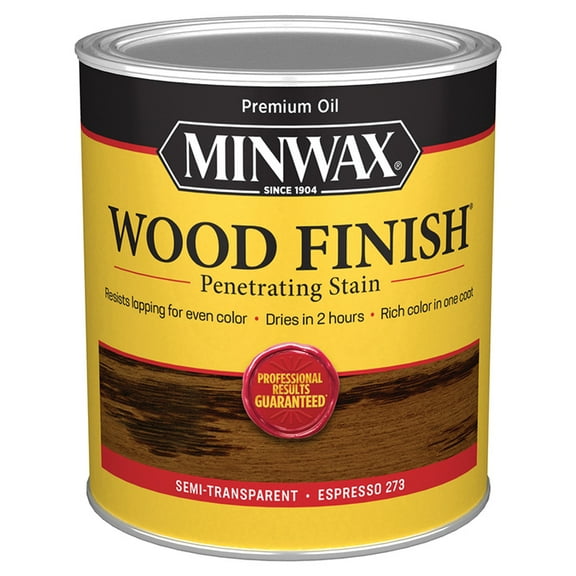 4-Pack of 1 qt Minwax 70050 Espresso Wood Finish Penetrating Oil-Based Wood Stain