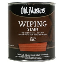 4-Pack of 1 qt Old Masters 11304 Cherry Old Masters Oil-Based Wiping Stain