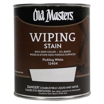 4-Pack of 1 qt Old Masters 12404 Pickling White Old Masters Oil-Based Wiping Stain