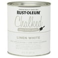 thumbnail image 1 of 4-Pack of 1 qt Rust-Oleum 285140 Chalked Linen White Ultra Matte Paint, 1 of 1