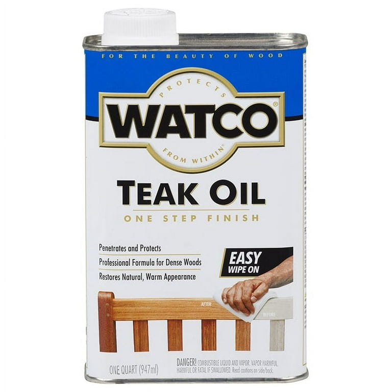 Rustoleum Watco 67141 Teak Oil Finish - 1 qt can