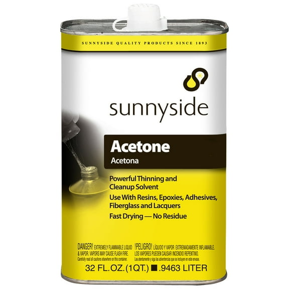 4-Pack of 1 qt Sunnyside 84032 Sunnyside Fast Evaporating Acetone