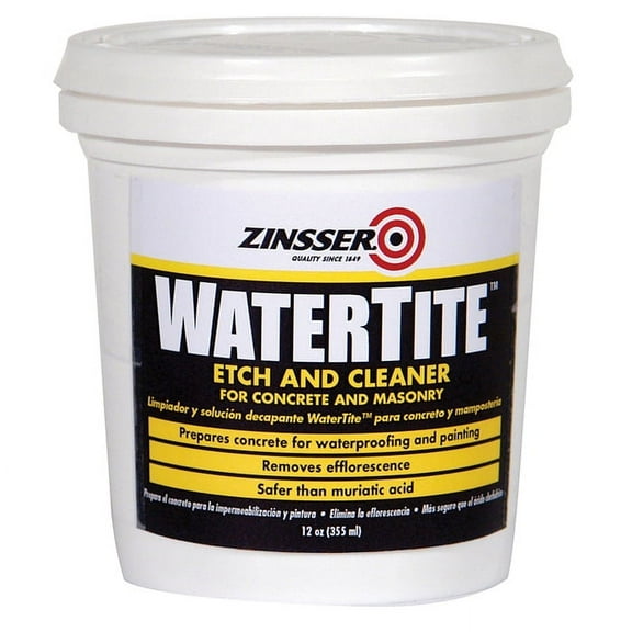 4-Pack of 12 oz Zinsser 5082 White WaterTite Etch and Cleaner