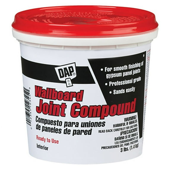 4-Pack of 3 lb Dap 10100 Wallboard Ready to Use Interior Joint Compound