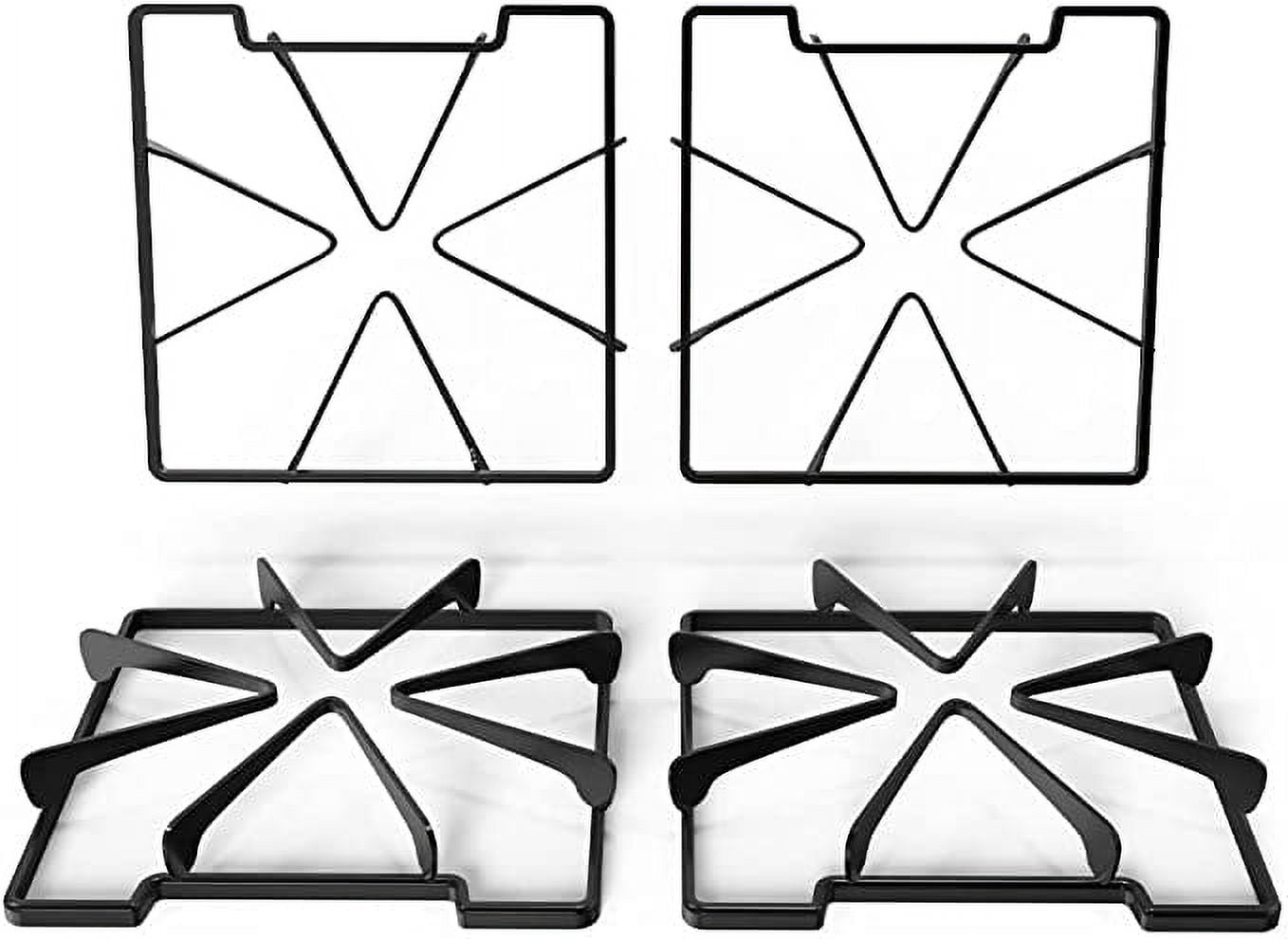4 Pack of 8053458 Gas Range Burner Stove Grate Replacement Whirlpool WPW10268483 8053580