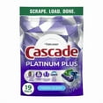 thumbnail image 1 of 4 Pack of Cascade Platinum Plus Dishwasher Pods, Action Pacs Dishwasher Detergent Tabs, Fresh, 19 Count, 1 of 5