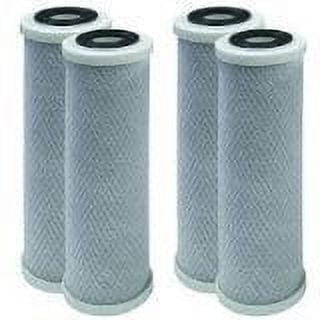 4 Pack of Compatible Filters for Hydro Life Carbon Block Replacement Filtration Cartridge by CFS