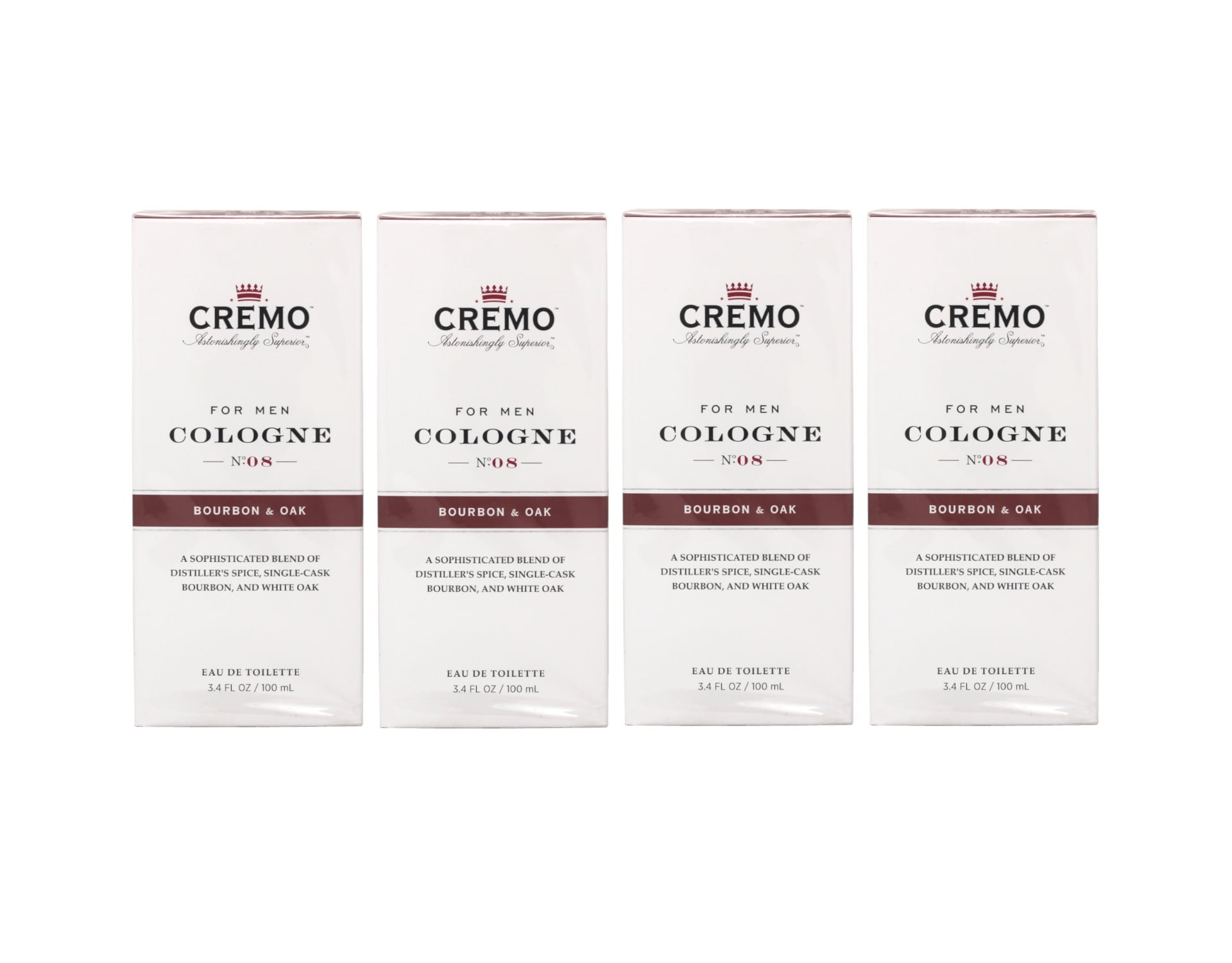 Cremo Rabbit Multipack 4 Pack of Cremo Spray Cologne Bourbon and Oak 3.4 Ounce - Walmart.com